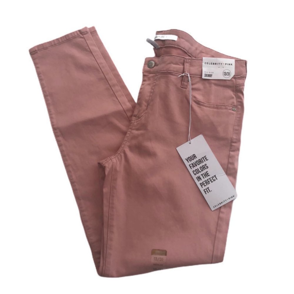 Celebrity Pink Mid RIse Ankle Jeans
